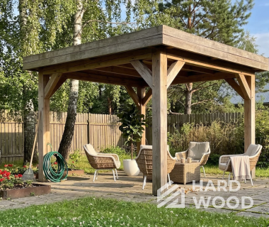 Маленькая беседка навес №84 - фото 2238